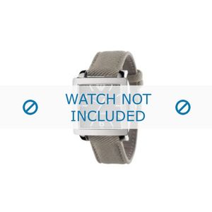 Armani horlogeband AR5805 Textiel Grijs 24mm