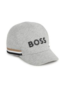 BOSS Kidswear casquette en coton à logo imprimé - Gris