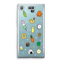 Happy bento friends: Sony Xperia XZ1 Compact Transparant Hoesje