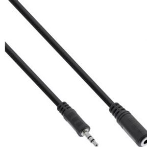 InLine 99937 audio kabel 10 m 3.5mm Zwart