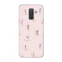 Dancing #3: Samsung Galaxy A6 Plus (2018) Transparant Hoesje
