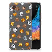 TPU bumper voor Samsung Galaxy Xcover 7 Dieren Emojis - thumbnail