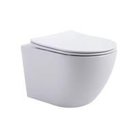 Aloni Pro Hangend Toilet - 36x49x32cm - wervelspoeling - randloos - met zitting - softclose - quick release - compact - glans wit PRO1925 Aloni Pro Hangend Toilet - 36x49x32cm - wervelspoeling - randloos - met zitting - softclose - quick release - compact - glans wit PRO1925