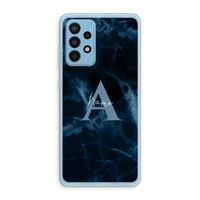 Midnight Marble: Samsung Galaxy A52 Transparant Hoesje