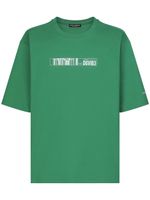 Dolce & Gabbana DGVIB3 t-shirt en coton à imprimé graphique - Vert - thumbnail