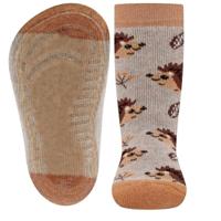 Ewers antislip sokken Stoppi softstep egeltje beige-29-30