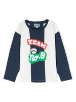 Kenzo Kids sweat en coton à imprimé graphique - Bleu - thumbnail