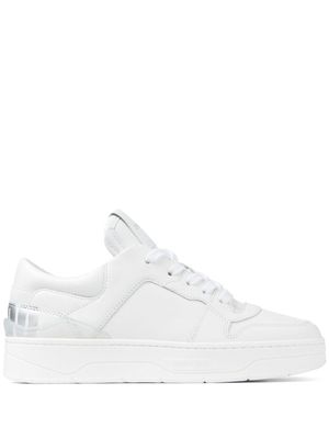 Jimmy Choo baskets Florent à lacets - Blanc