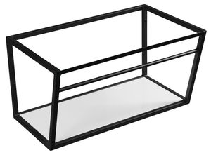 Sapho Industrial wastafel frame mat zwart 75cm