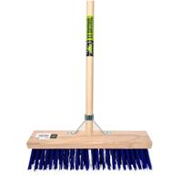MM Eurotool Stalbezem pvc blauw 45cm fsc steel 150cm stokhouder