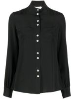 JANE blouse Regent à col montant - Noir