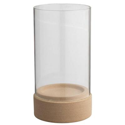 15% korting - Leen Bakker - Kandelaar Nora 35xØ19 Cm - Keramiek - Beige