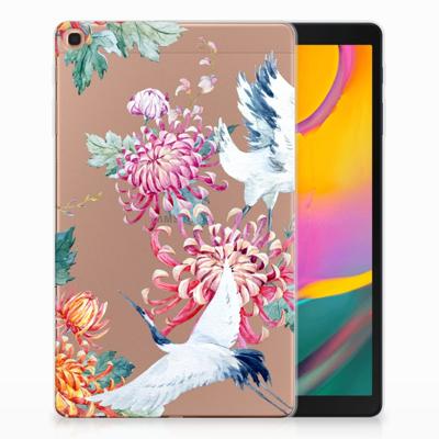 Samsung Galaxy Tab A 10.1 (2019) Back Case Bird Flowers
