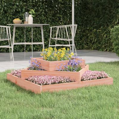 Plantenbak 83x83x27 cm massief douglashout