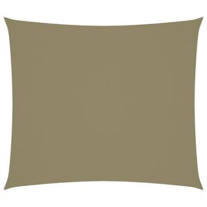 Zonnescherm rechthoekig 2x2,5 m oxford stof beige