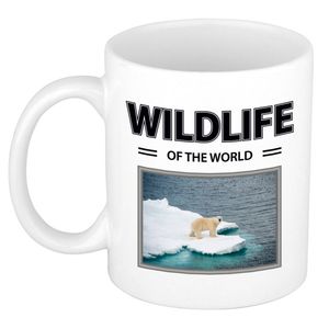 Foto mok Ijsbeer mok / beker - wildlife of the world cadeau Ijsberen liefhebber - feest mokken