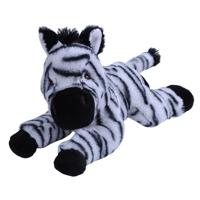 Wild Republic pluche knuffel dieren Eco-kins zebra - 30 cm - thumbnail