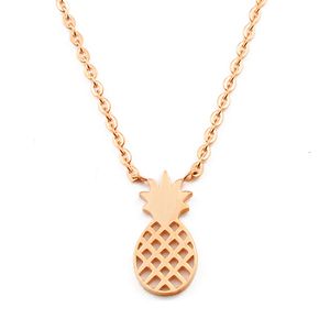 Cilla Jewels dames ketting Pineapple rosegoud Verguld