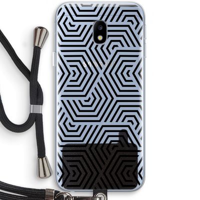 Magic pattern: Samsung Galaxy J3 (2017) Transparant Hoesje met koord