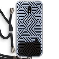 Magic pattern: Samsung Galaxy J3 (2017) Transparant Hoesje met koord