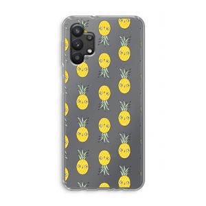 Ananas: Samsung Galaxy A32 5G Transparant Hoesje