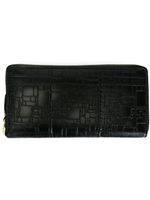 Comme Des Garçons Wallet portefeuille "Embossed Logo" - Noir