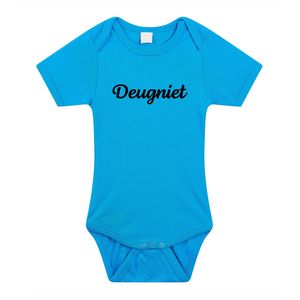 Deugniet cadeau baby rompertje blauw jongens