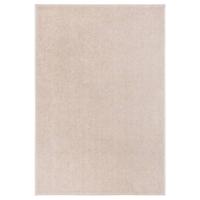 VidaXL Vloerkleed kortpolig 160x230 cm donkerbeige