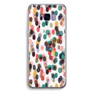 Tropical Dots: Samsung Galaxy S8 Plus Transparant Hoesje