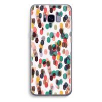 Tropical Dots: Samsung Galaxy S8 Plus Transparant Hoesje