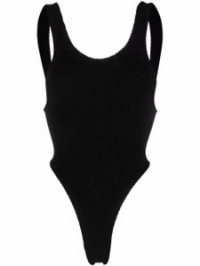 Reina Olga maillot de bain Ruby à effet froisé - Noir
