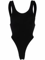 Reina Olga maillot de bain Ruby à effet froisé - Noir