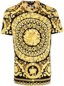 Versace t-shirt Barocco Sea en coton - Noir