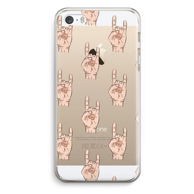 Rock: iPhone 5 / 5S / SE Transparant Hoesje