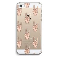 Rock: iPhone 5 / 5S / SE Transparant Hoesje