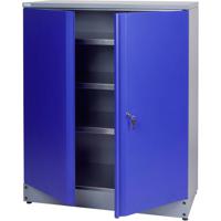 Hoge kast 110 cm ultramarineblauw Küpper 71697 (b x h x d) 91 x 110 x 45 cm