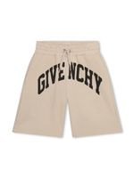 Givenchy Kids short de survêtement à logo 4G imprimé - Tons neutres - thumbnail