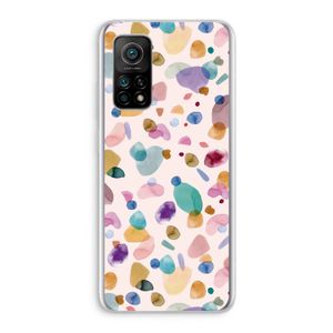 Terrazzo Memphis Pink: Xiaomi Mi 10T 5G Transparant Hoesje
