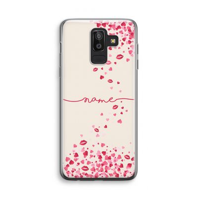 Hartjes en kusjes: Samsung Galaxy J8 (2018) Transparant Hoesje