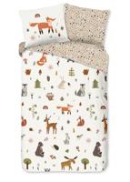 Good Morning Kinderdekbedovertrek "vos" - Multi - (140x200/220 cm) - Katoen