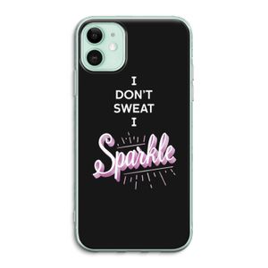 Sparkle quote: iPhone 11 Transparant Hoesje