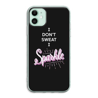 Sparkle quote: iPhone 11 Transparant Hoesje