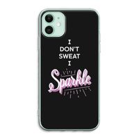 Sparkle quote: iPhone 11 Transparant Hoesje