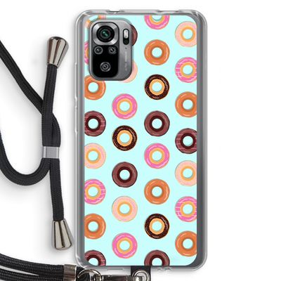 Donuts: Xiaomi Redmi Note 10S Transparant Hoesje met koord