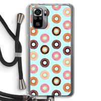 Donuts: Xiaomi Redmi Note 10S Transparant Hoesje met koord