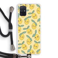 Citroenen: Samsung Galaxy A71 Transparant Hoesje met koord