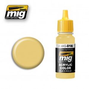 MIG Acrylic RAL 8020 Gelbbraun 17ml