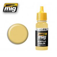 MIG Acrylic RAL 8020 Gelbbraun 17ml - thumbnail