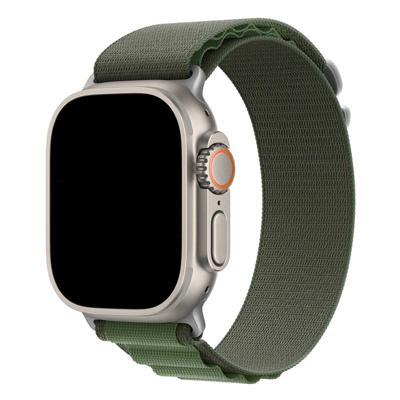 Apple Watch Nylon Alpine Band - Groen - 44, 45, 46 & 49mm Apple Watch Nylon Alpine Band - Groen - 44, 45, 46 & 49mm