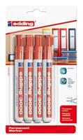Viltstift edding 3000 rond 1.5-3mm rood | 10 stuks